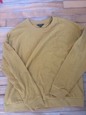 Reitmans Men's Mustard Crewneck Sweater